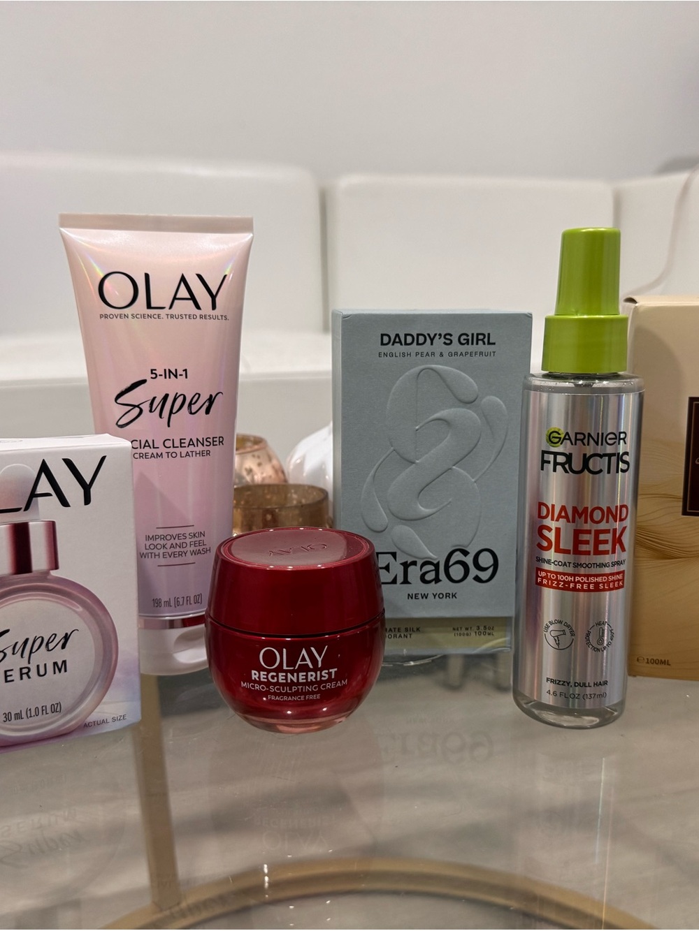 Olay and skincare products